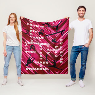 Couverture Polaire Hologramme Gymnastique Compétences Mots-croisés