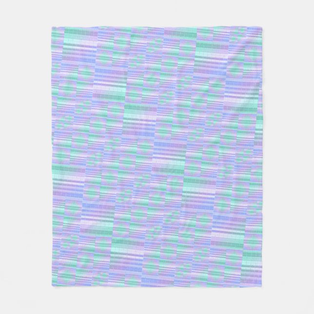 Couverture Polaire Holographique, Multi-couleur, Sherpa motif, couver (Devant)