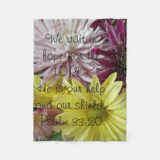 Couverture Polaire Hope Bouquet / Psaumes