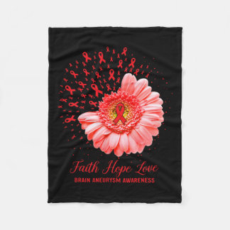 Couverture Polaire Hope Love Cerveau Aneurysm Sensibilisation Surviva