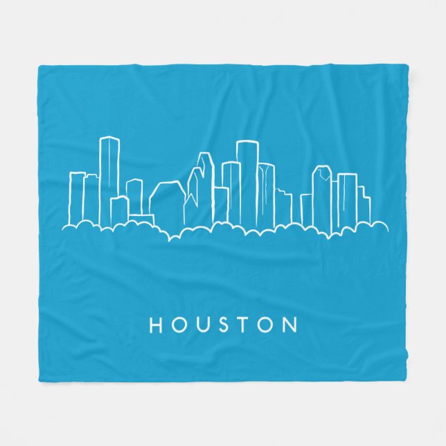 Couverture Polaire Horizon de Houston (Devant (Horizontal))