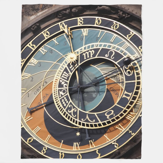 Couverture Polaire Horloge Astronomique À Praque (Devant)