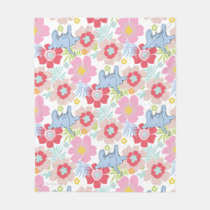 Couverture Polaire Horton Hears A Who Motif Fleur Pastel