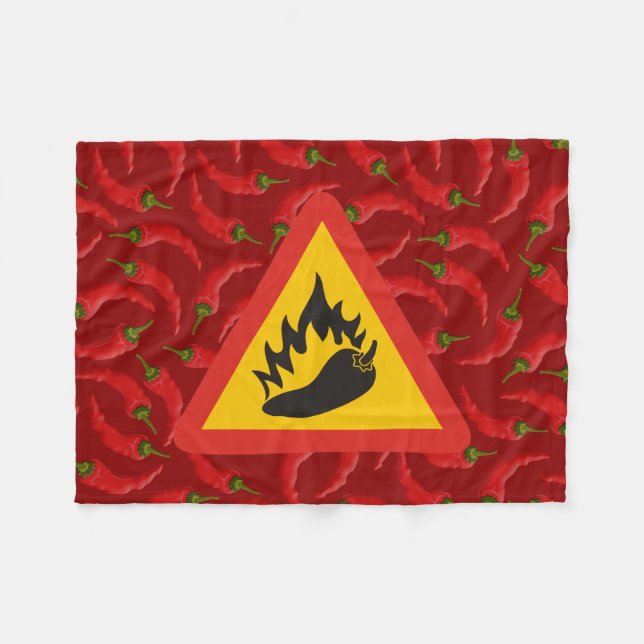 Couverture Polaire Hot pepper danger (Devant (Horizontal))