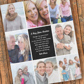 Couverture Polaire Hug Du Ciel Photo Collage Sympathie