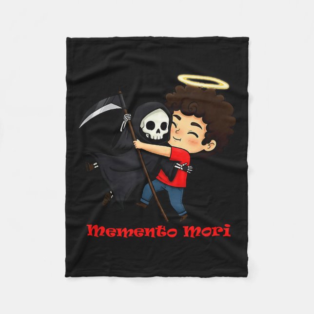 Couverture Polaire Hugs - Memento Mori  (Devant)