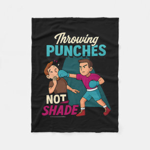 Couverture Polaire Humour de boxe des arts martiaux Jeu de punches De