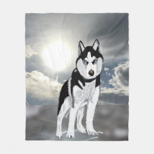Couverture Polaire Husky de Sibérie