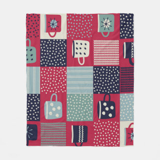 Couverture Polaire Hygge scandinave : Mélange Motif rustique