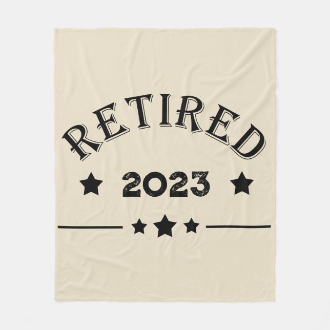 Couverture Polaire Idée cadeau de retraite personnalisée (Devant)