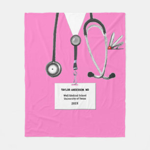Couverture Polaire Idées Cadeaux de Docteur Personnalisé