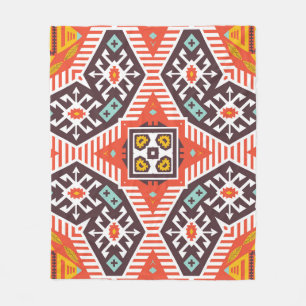 Couverture Polaire Ikat Aztec : Textes à rayures ethniques
