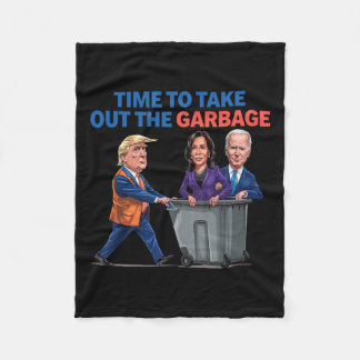 Couverture Polaire Il Est Temps De Sortir Le Garbyge Funny Garge Pour
