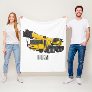 Couverture Polaire Illustration de camion de grue