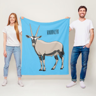 Couverture Polaire illustration de dessin animé d'oryx