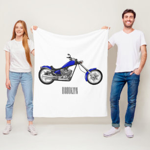 Couverture Polaire Illustration de la moto à hélico
