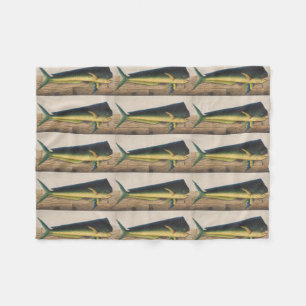 Couverture Polaire Illustration de poissons de Mahi-Mahi
