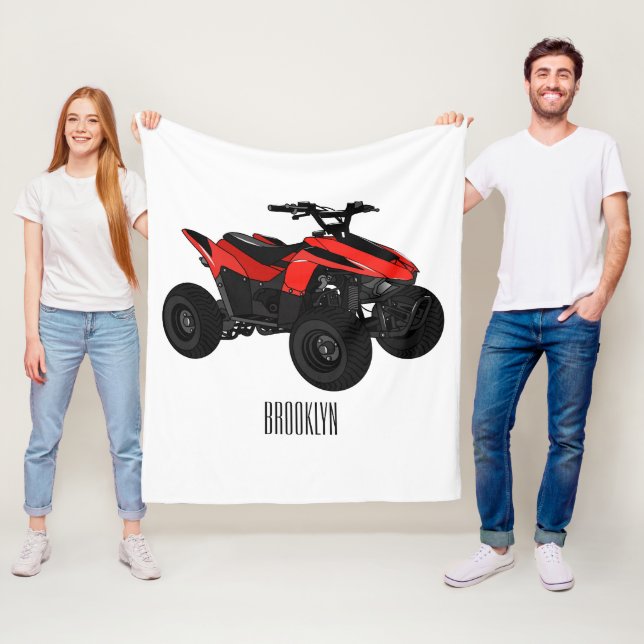 Couverture Polaire Illustration de Quad bike atv (En situation)