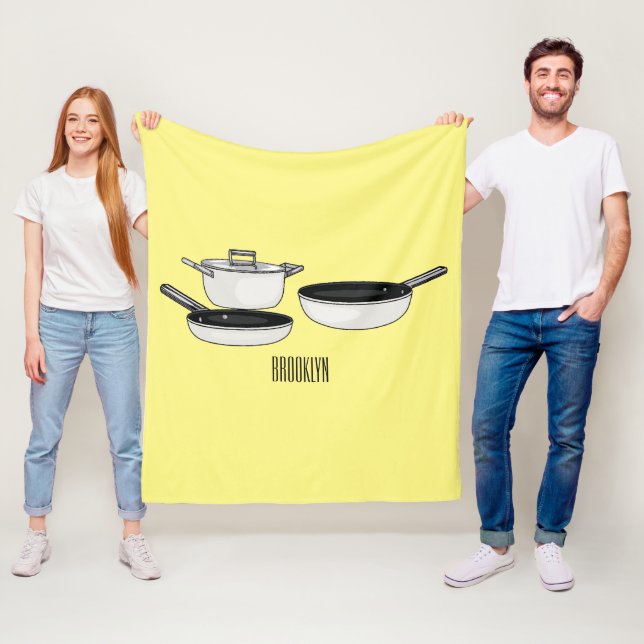 Couverture Polaire Illustration des jeux de cuisine (En situation)