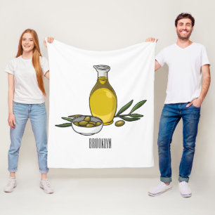 Couverture Polaire Illustration d'huile d'olive