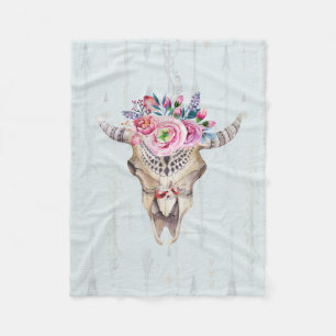 Couverture Polaire Illustration Du Taureau De Squelette
