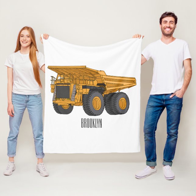 Couverture Polaire Illustration d'un camion à grande échelle (En situation)