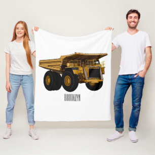 Couverture Polaire Illustration d'un camion à grande échelle