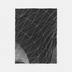 Couverture Polaire Illustration graphique en noir et blanc