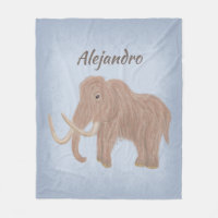 Illustration personnalisée de mammouth laineux Bro