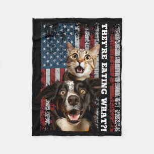 Couverture Polaire Ils mangent les chiens, les chats, les animaux de 