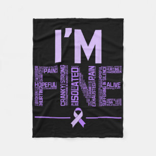 Couverture Polaire Im Fibromyalgie fine guerrier Fibro Sensibilisatio