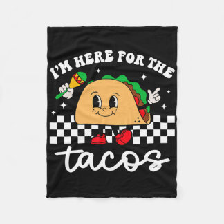 Couverture Polaire I'm Here For The Tacos Mexican Cinco De Mayo Funny