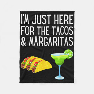 Couverture Polaire I'm Just Here For The Tacos And Margaritas Cinco D