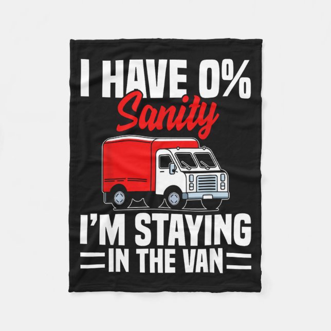 Couverture Polaire I'm Staying In Tha Van Phasmophobia Funny Gamer Me (Devant)