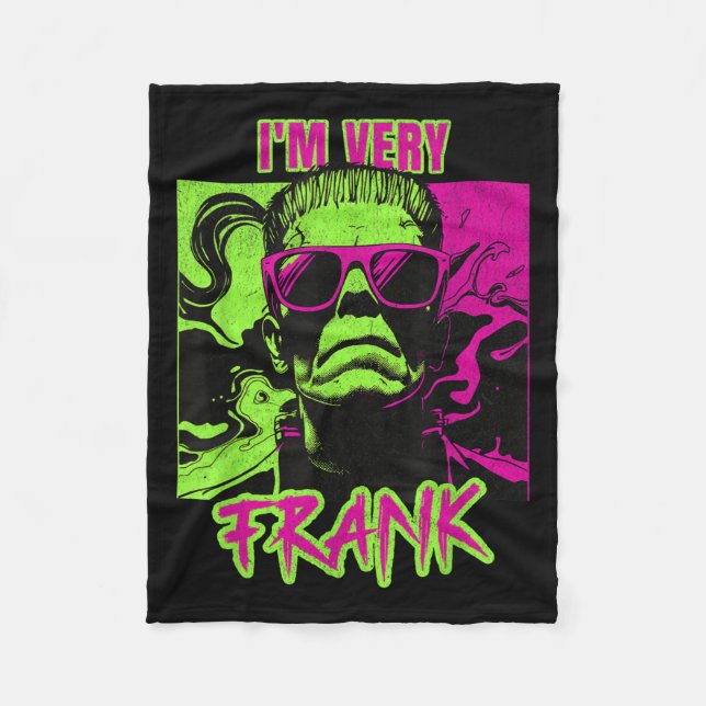 Couverture Polaire I'm Very Frank Funny Frankenstein Halloween Costum (Devant)