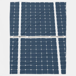 Couverture Polaire Image amusante d'un panneau solaire