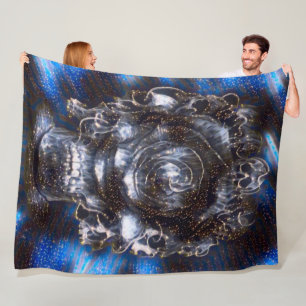 Couverture Polaire Imaginaire gothique d'aerographe de satin de