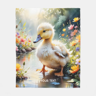 Couverture Polaire Imaginaire mignon Joueur lac de caniche