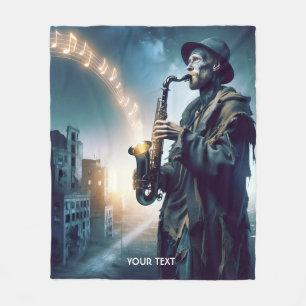 Couverture Polaire Imaginaire mignonne City Music Man