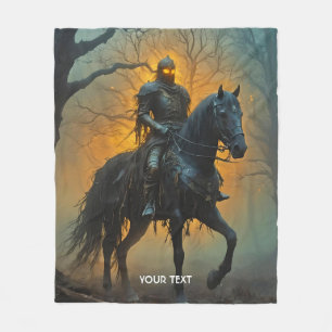 Couverture Polaire Imaginaire Mignonne Nuit de Cheval Étranger