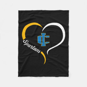 Couverture Polaire Imlay City Spartans Logo Demi-Coeur Slogan Hs