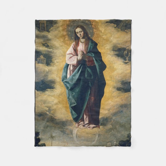 Couverture Polaire Immaculée Conception par Zurbarán (Devant)