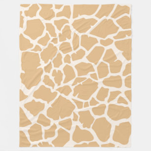 Couverture Polaire Impression de girafe