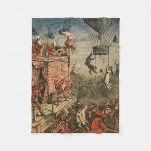 Couverture Polaire Impression Humoristique D'Un Interprète Théâtral