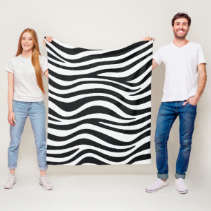 Couverture Polaire Impression Zebra