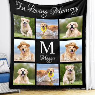 Couverture Polaire In Love Memory Photo Collage Pet Memorial