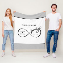 Infinity Personalized Family Name and Est. Date