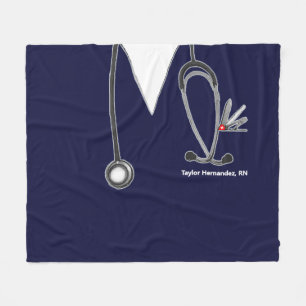 Couverture Polaire Infirmière amusante Idée cadeau Fleece Blanket