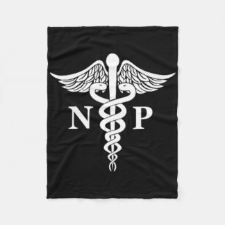 Couverture Polaire Infirmière Praticien Caduceus Symbole Médicale poc