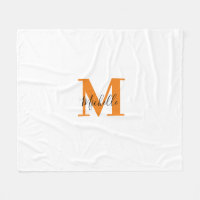 Initiales et nom de monogramme personnalisées tend